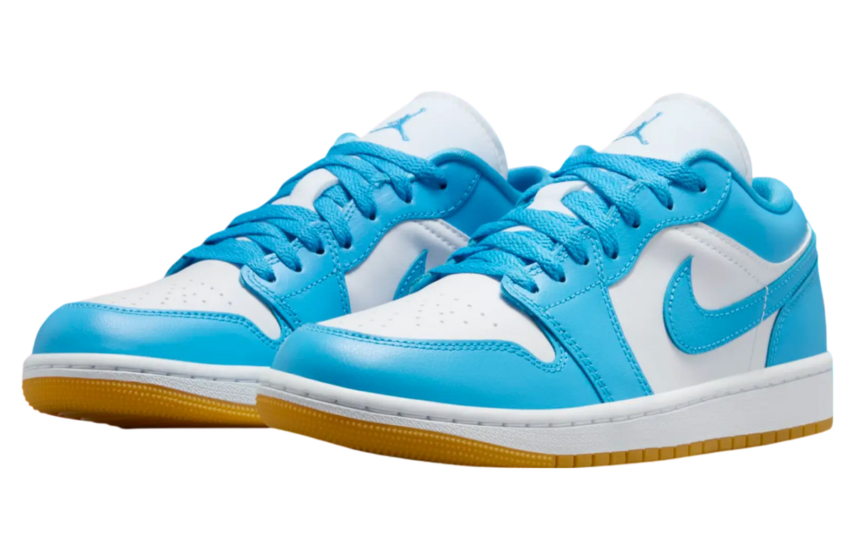 Air Jordan 1 Low White / Aquatone - Image 2