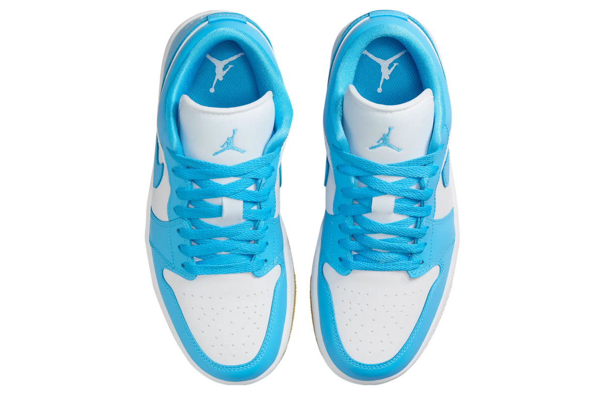 Air Jordan 1 Low White / Aquatone - Image 4