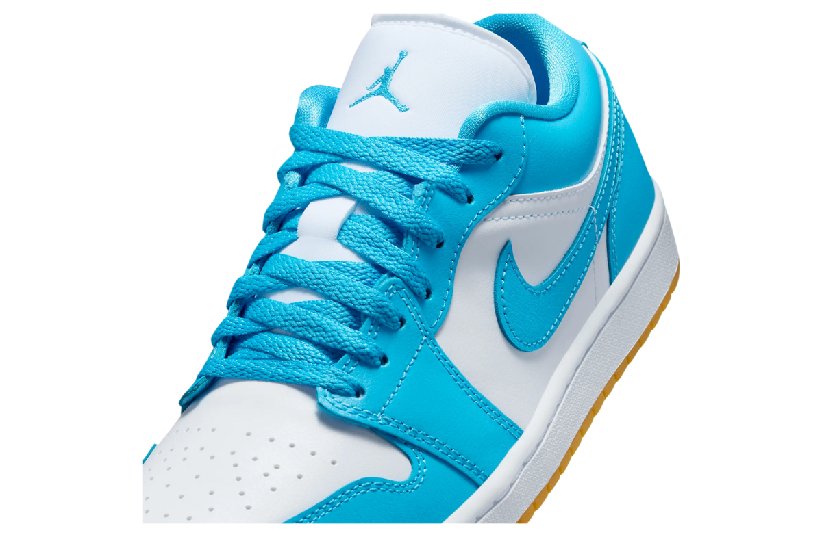 Air Jordan 1 Low White / Aquatone - Image 7