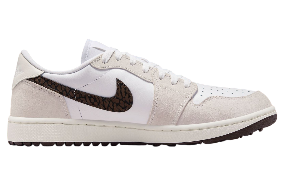 Air Jordan 1 Low White / Baroque Brown - Image 3