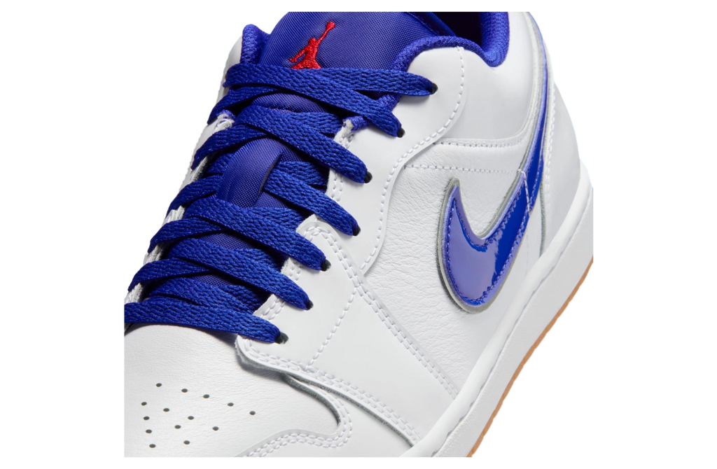 Air Jordan 1 Low White / Old Royal - Image 2