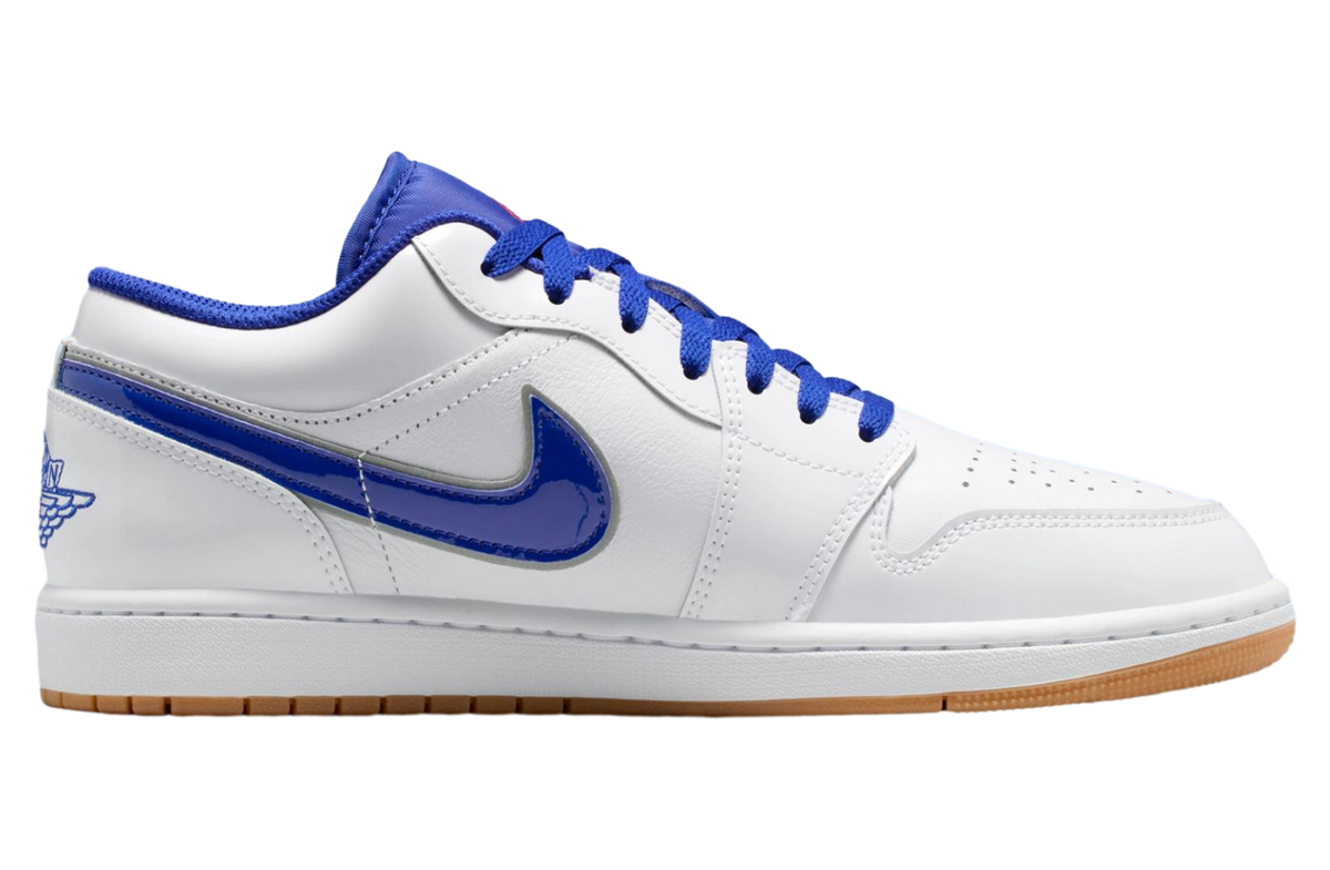 Air Jordan 1 Low White / Old Royal - Image 4