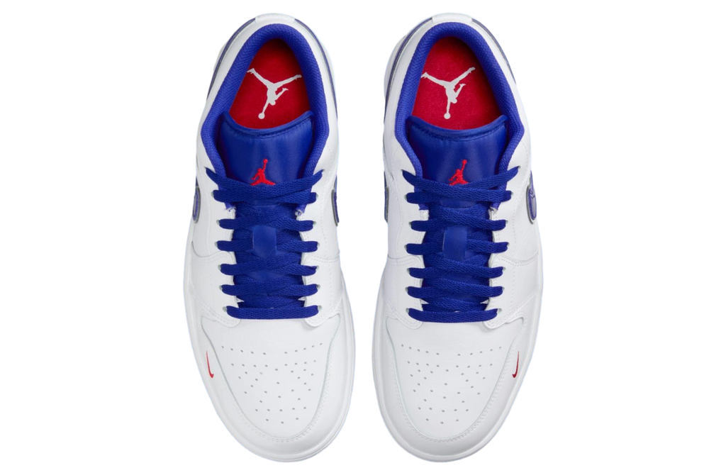 Air Jordan 1 Low White / Old Royal - Image 5