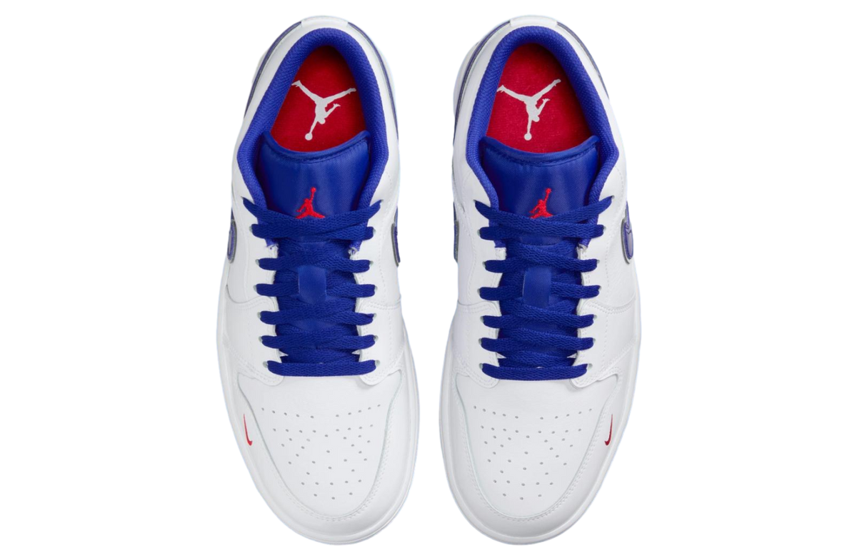 Air Jordan 1 Low White / Old Royal - Image 5