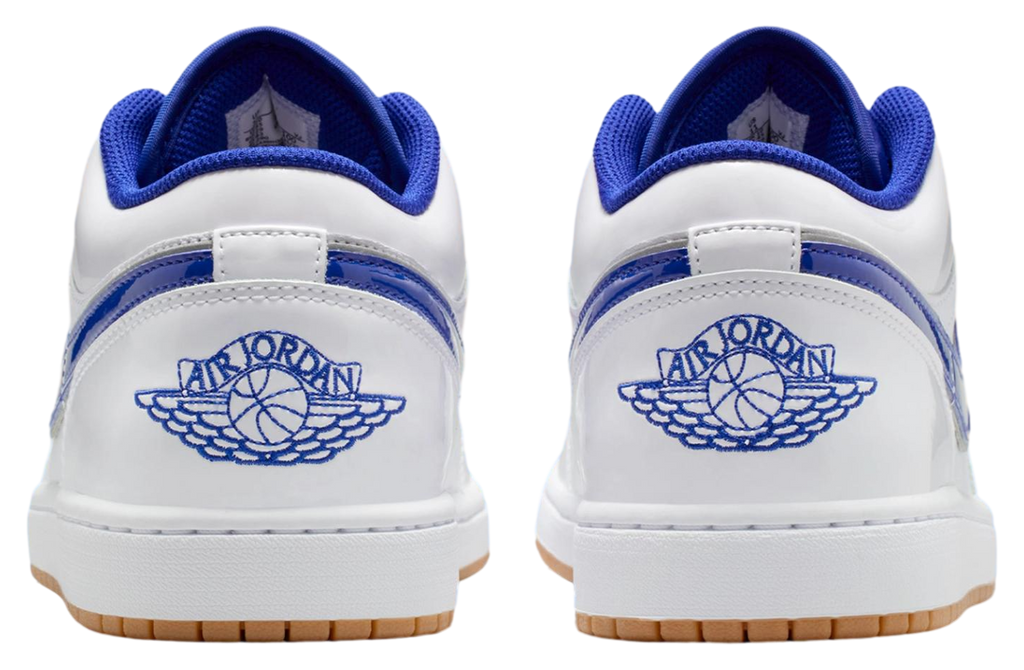 Air Jordan 1 Low White / Old Royal - Image 6