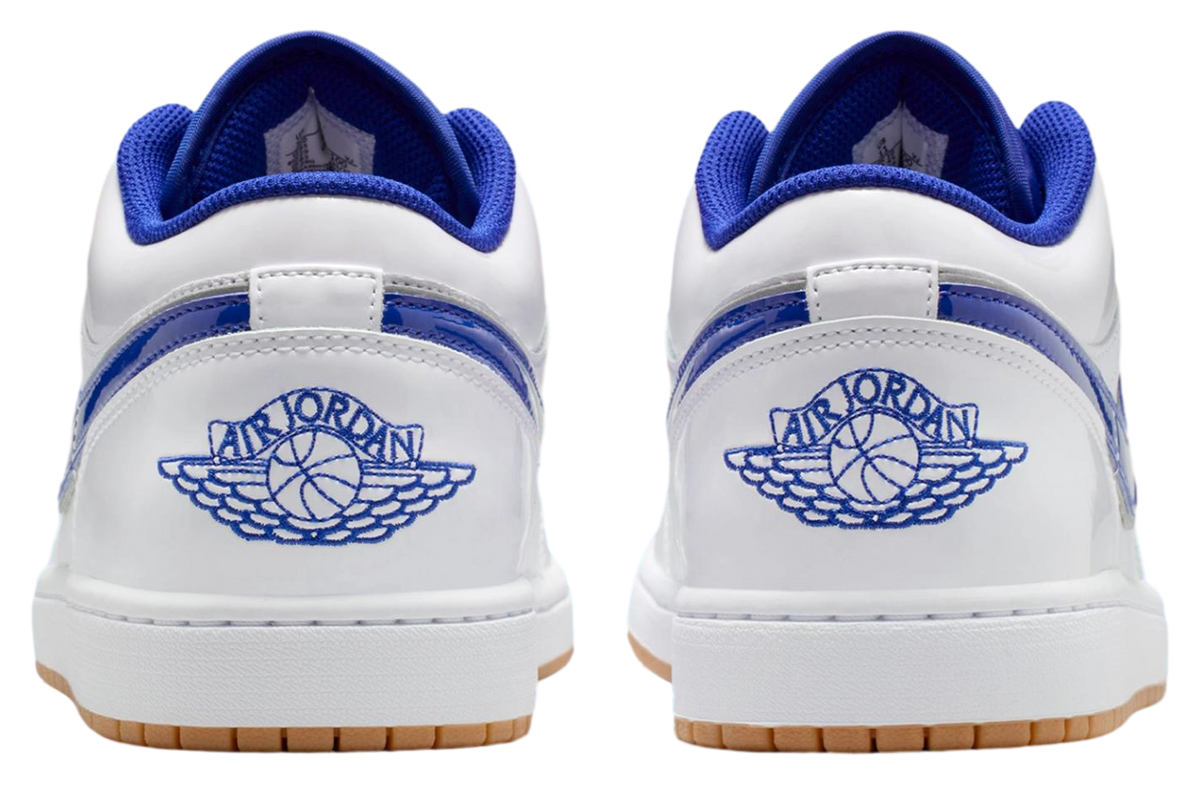 Air Jordan 1 Low White / Old Royal - Image 6