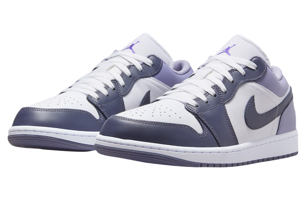 Air Jordan 1 Low White / Purple - Image 2