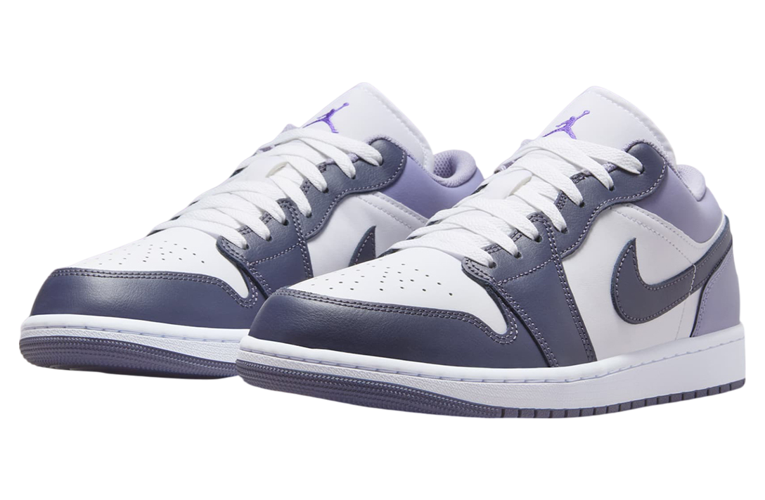 Air Jordan 1 Low White / Purple - Image 2