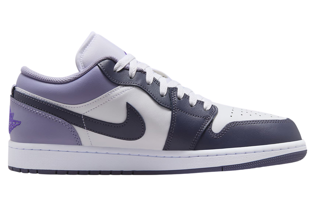 Air Jordan 1 Low White / Purple - Image 3