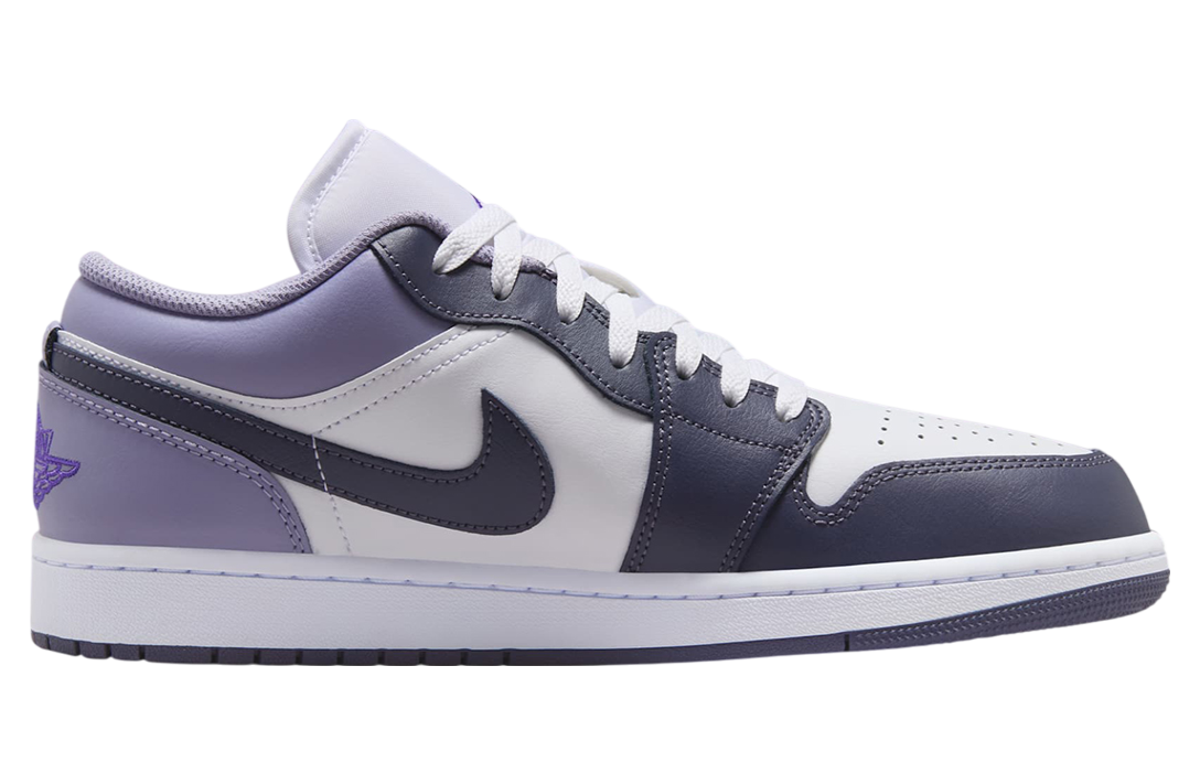 Air Jordan 1 Low White / Purple - Image 3