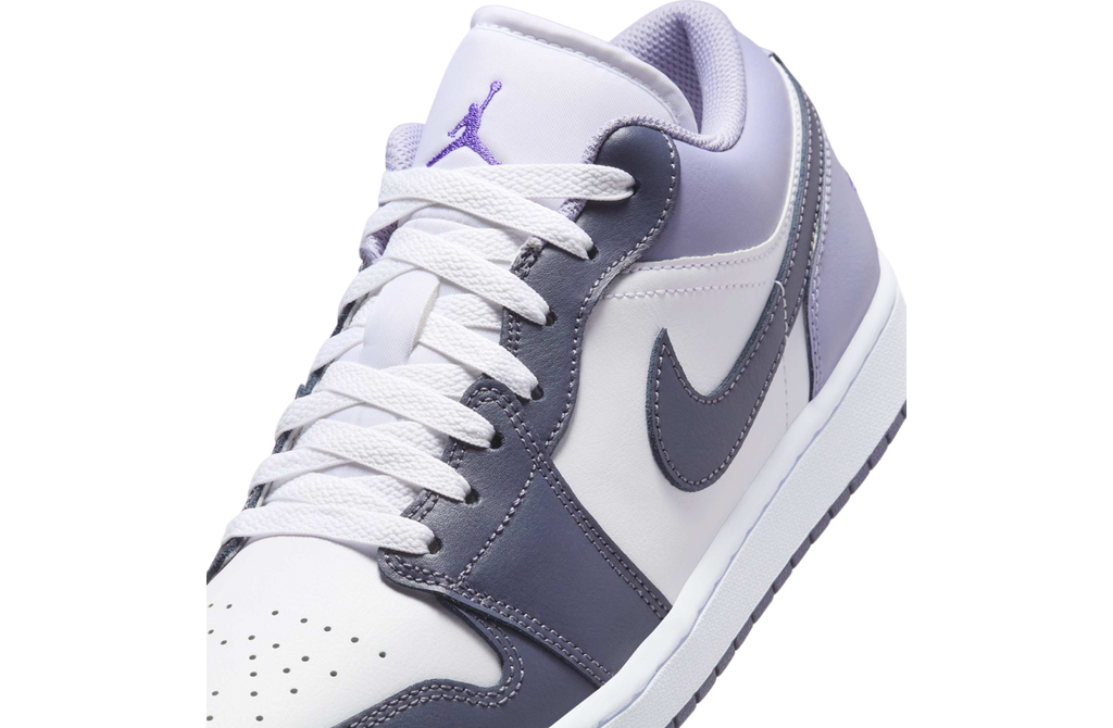 Air Jordan 1 Low White / Purple - Image 8