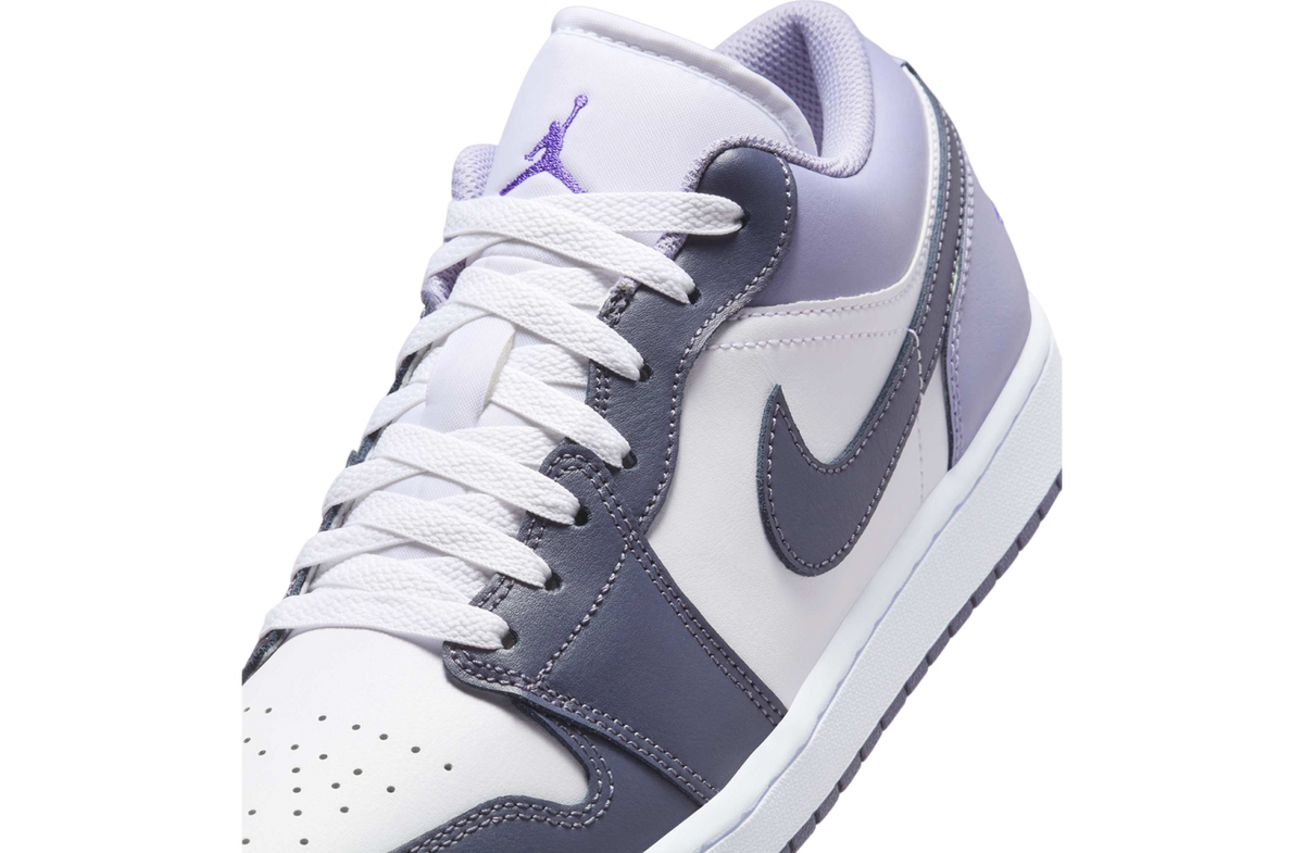 Air Jordan 1 Low White / Purple - Image 8