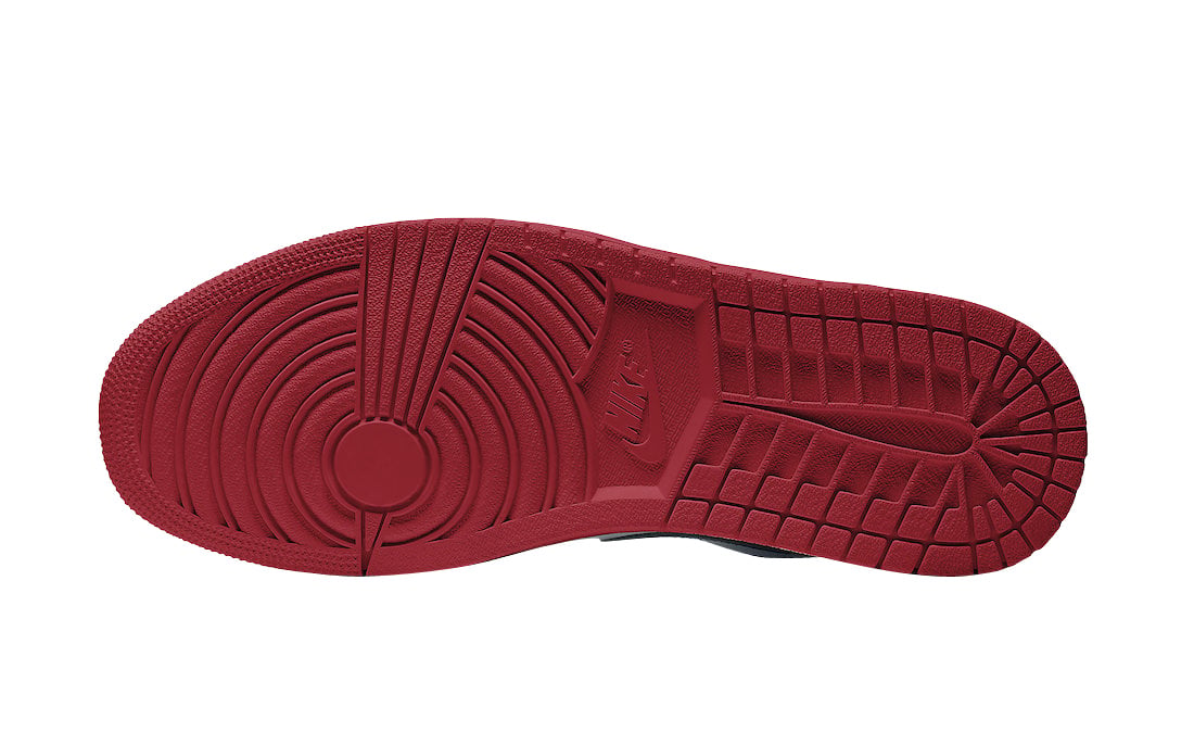 Air Jordan 1 Low White University Red Black - Image 3