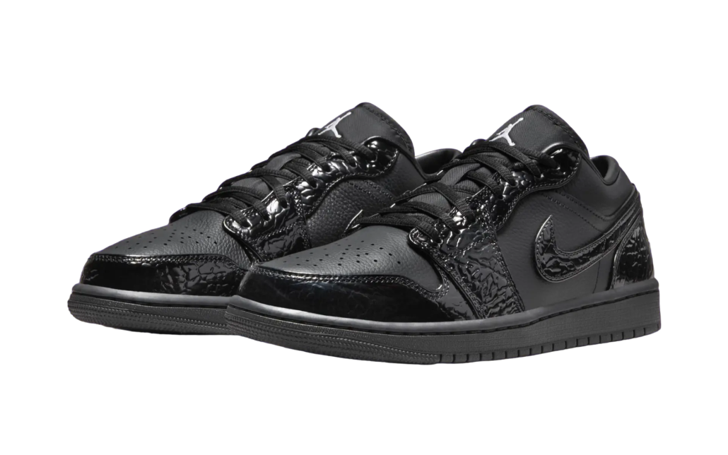 Air Jordan 1 Low WMNS Black Croc - Image 2