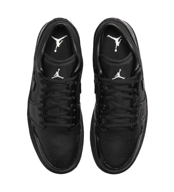 Air Jordan 1 Low WMNS Black Croc - Image 4