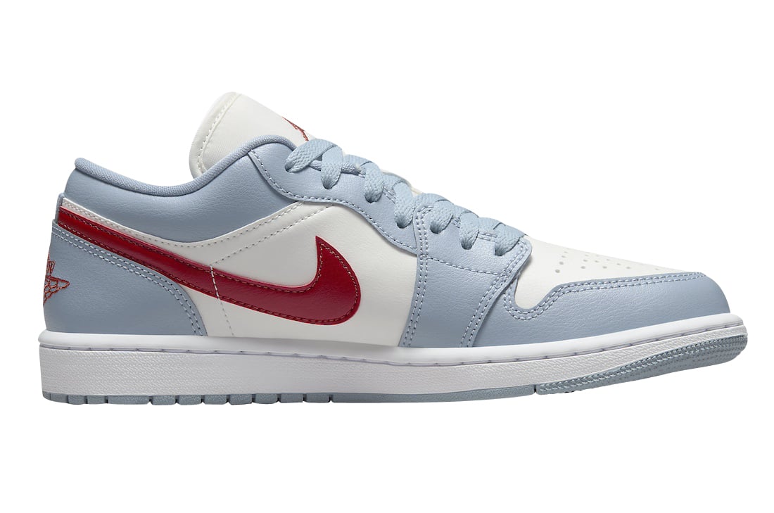 Air Jordan 1 Low WMNS Blue Grey - Image 3