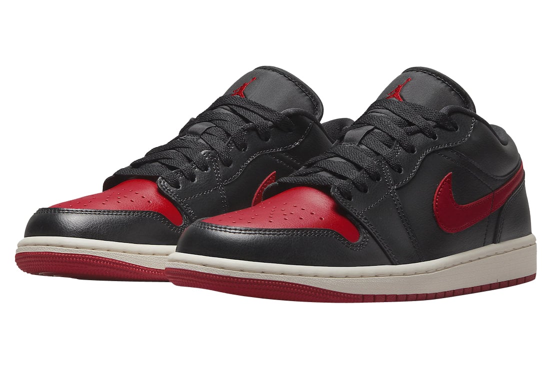 Air Jordan 1 Low WMNS Bred Sail - Image 2