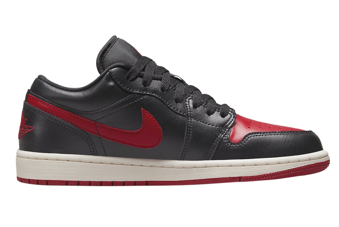 Air Jordan 1 Low WMNS Bred Sail - Image 3