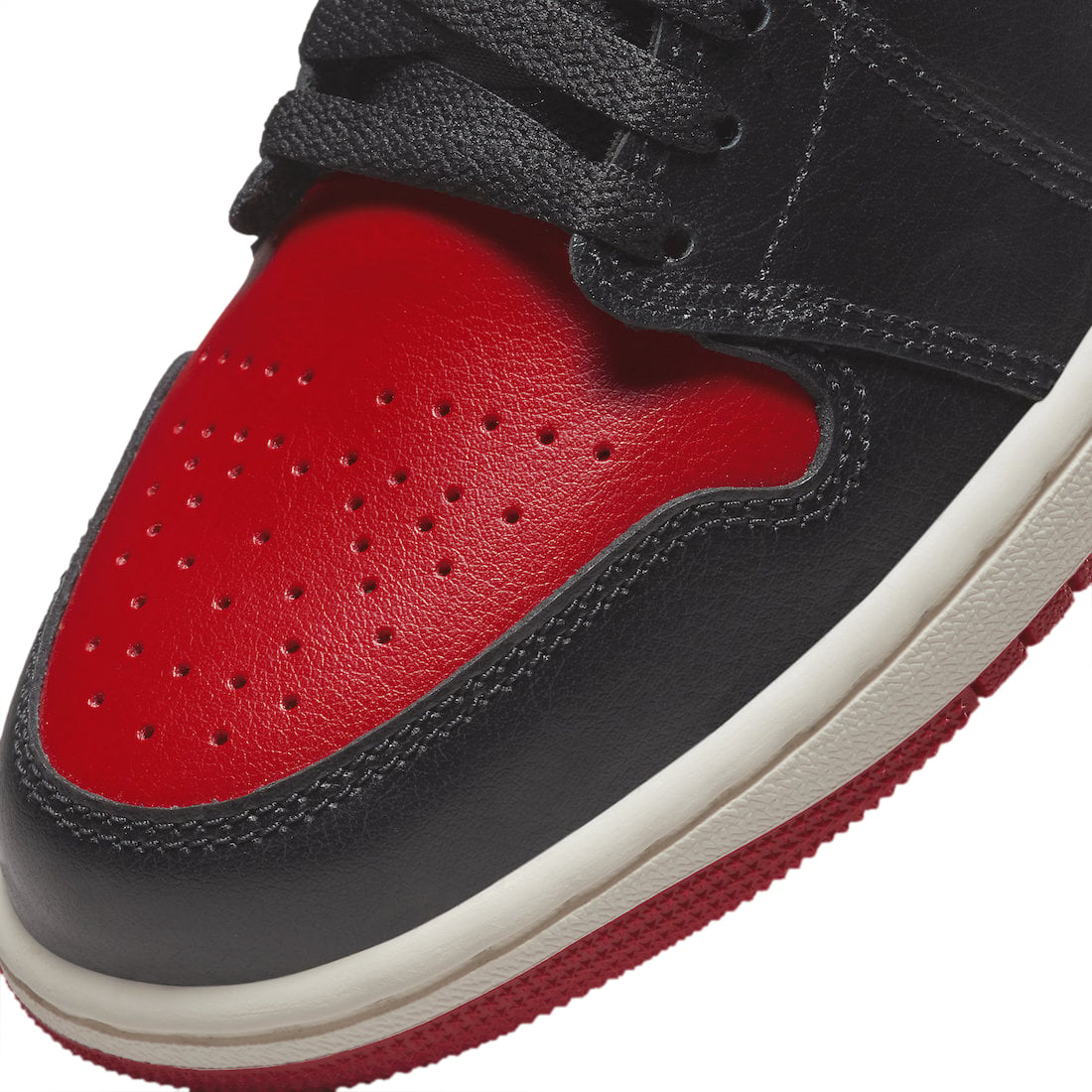 Air Jordan 1 Low WMNS Bred Sail - Image 7
