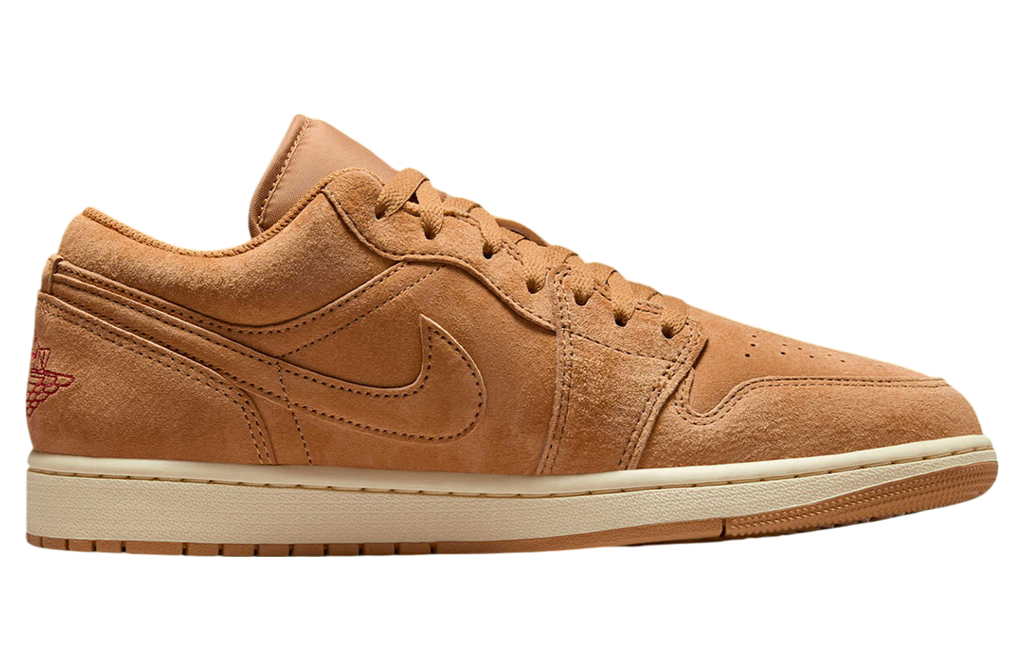 Air Jordan 1 Low WMNS Flax / Varsity Red - Image 2