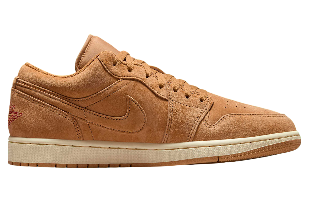 Air Jordan 1 Low WMNS Flax / Varsity Red - Image 2