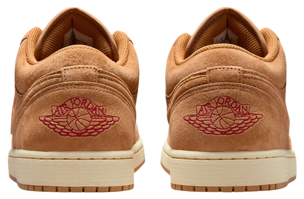 Air Jordan 1 Low WMNS Flax / Varsity Red - Image 4