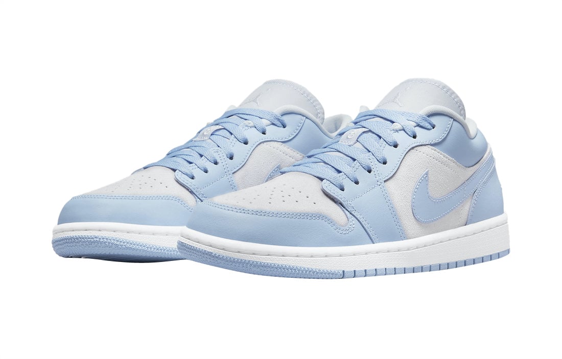 Air Jordan 1 Low WMNS Football Grey Aluminum - Image 2