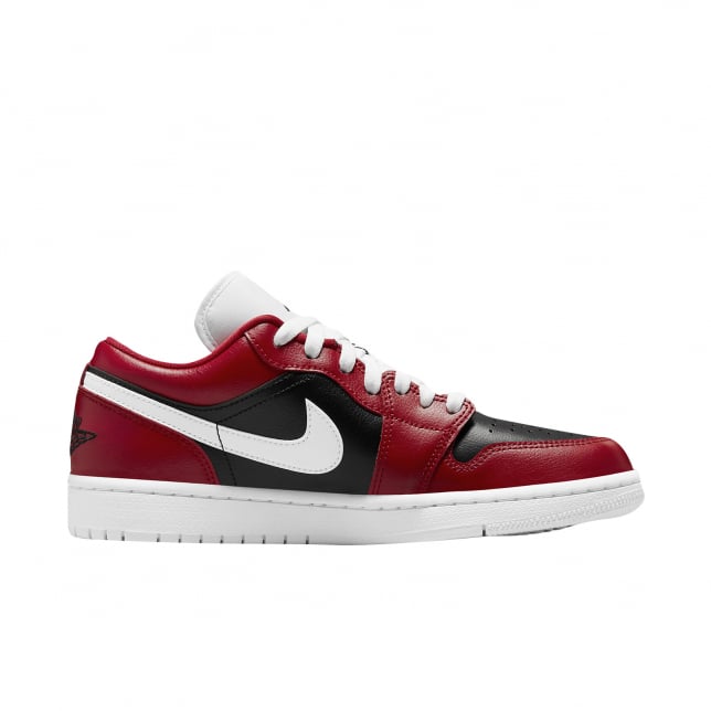 Air Jordan 1 Low WMNS Gym Red White Black - Image 2