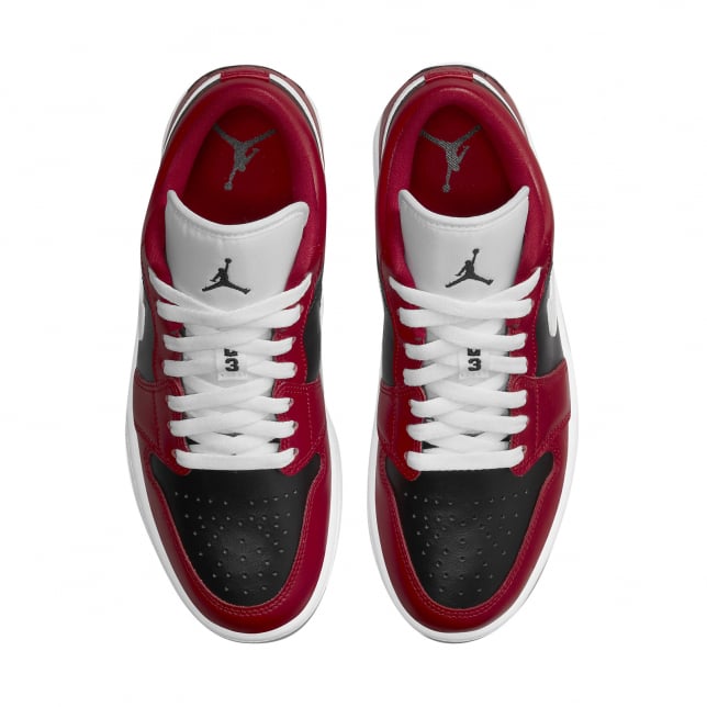 Air Jordan 1 Low WMNS Gym Red White Black - Image 4