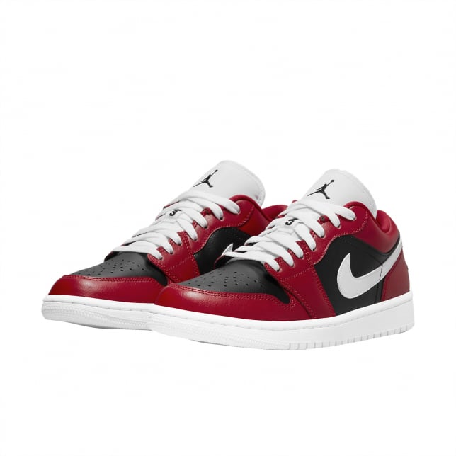 Air Jordan 1 Low WMNS Gym Red White Black - Image 8