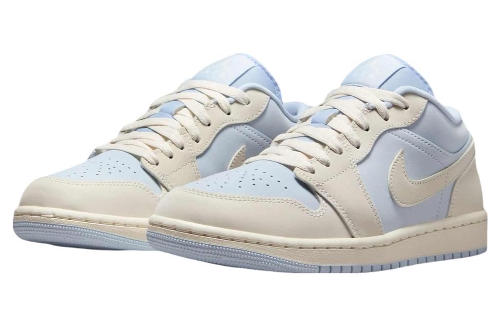 Air Jordan 1 Low WMNS Hydrogen Blue / Cream - Image 2