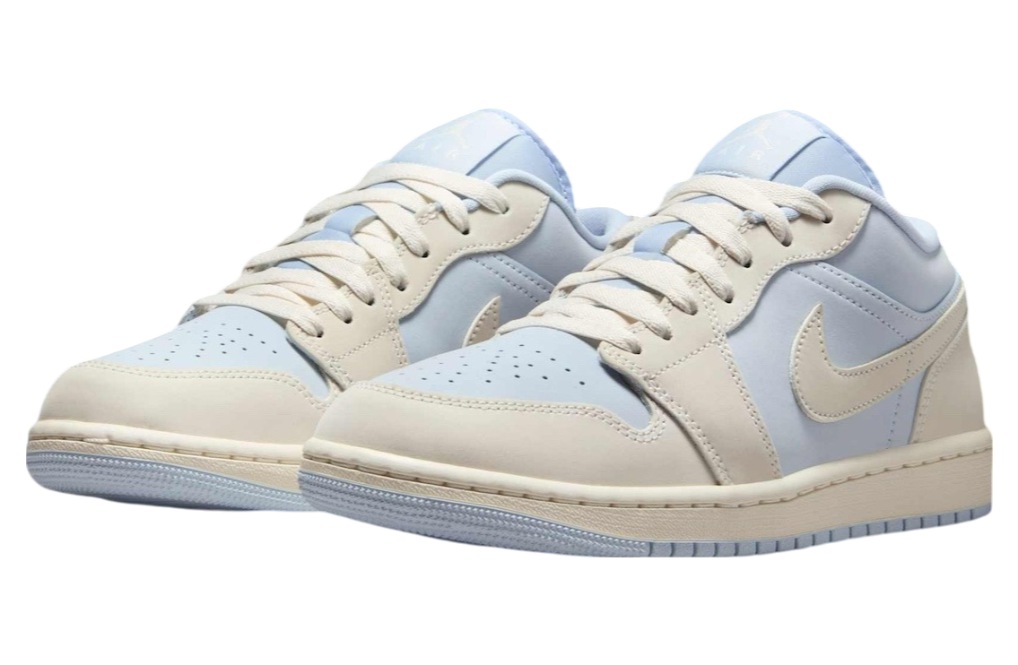Air Jordan 1 Low WMNS Hydrogen Blue / Cream - Image 2