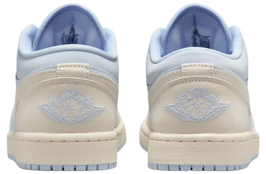 Air Jordan 1 Low WMNS Hydrogen Blue / Cream - Image 5