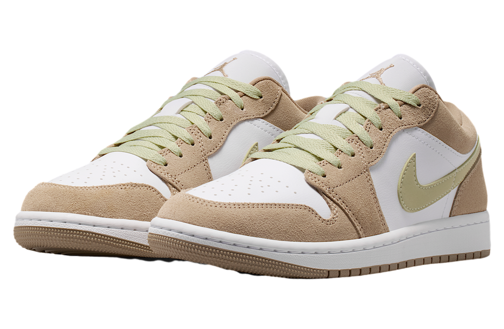 Air Jordan 1 Low WMNS Khaki / Olive Aura - Image 5