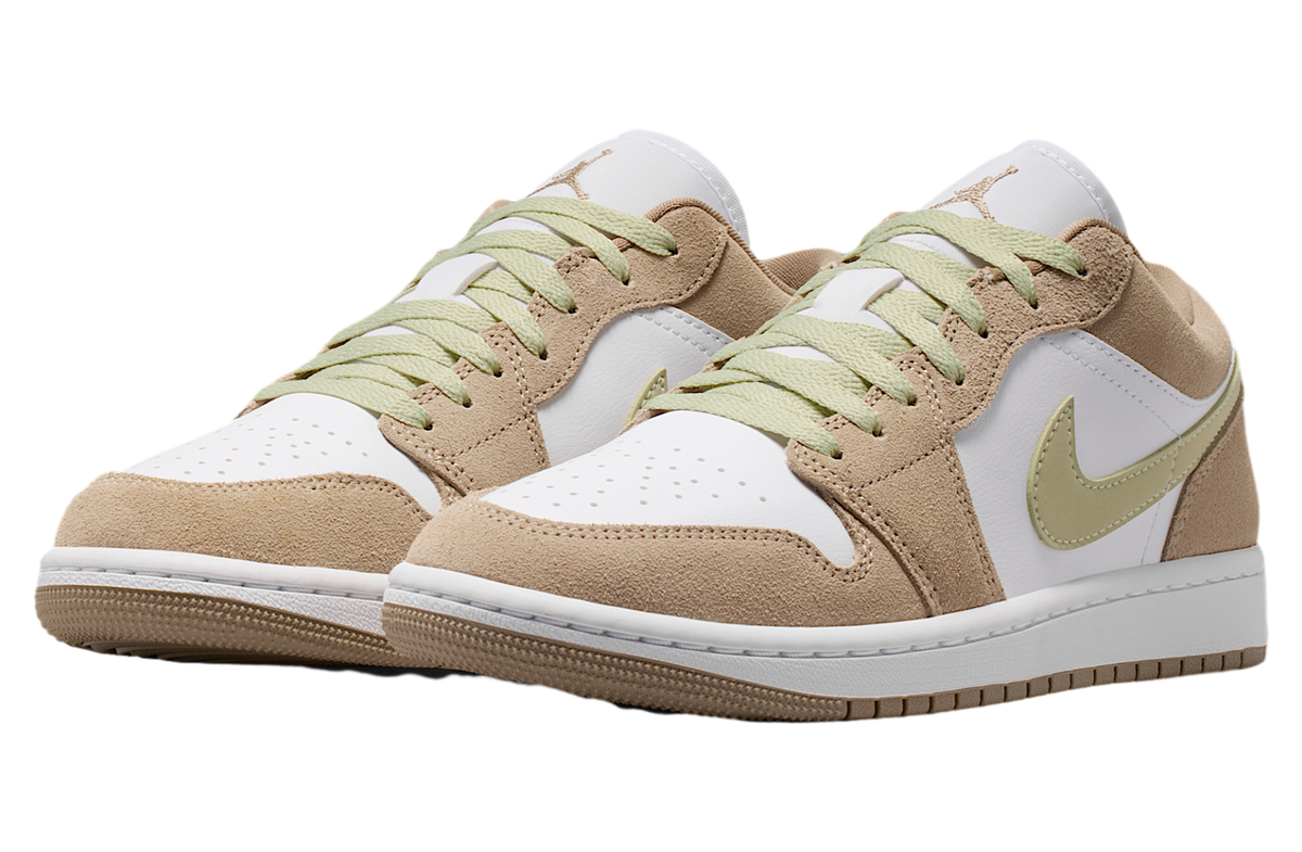 Air Jordan 1 Low WMNS Khaki / Olive Aura - Image 5