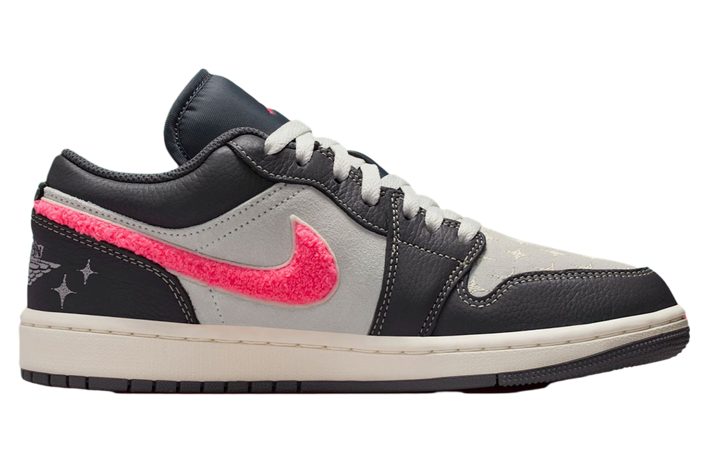 Air Jordan 1 Low WMNS Light Graphite / Hot Punch - Image 3