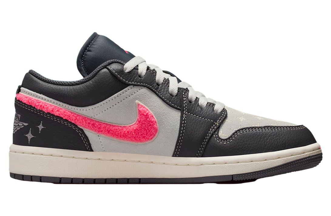 Air Jordan 1 Low WMNS Light Graphite / Hot Punch - Image 3