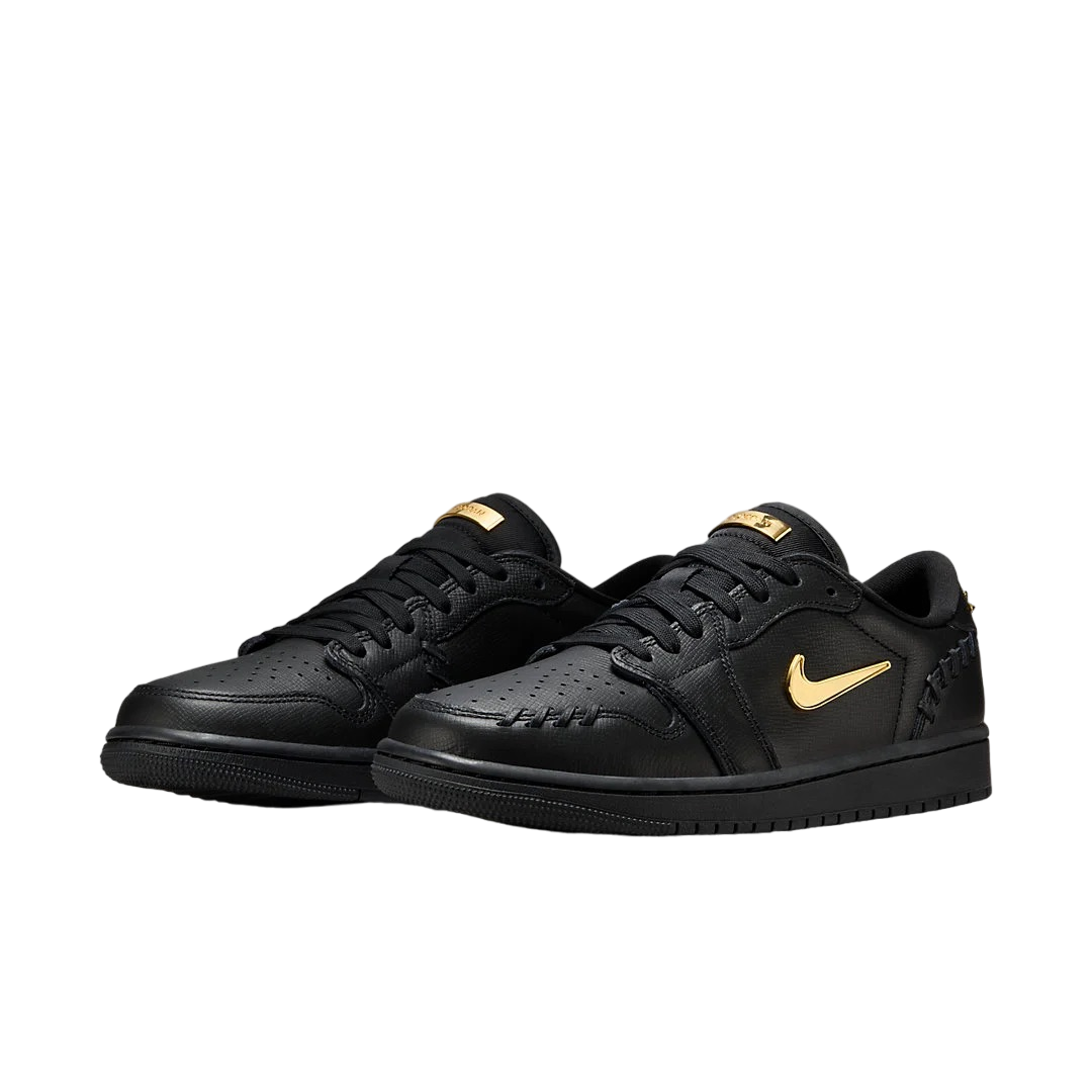 Air Jordan 1 Low WMNS Method of Make Black/Metallic Gold - Image 2