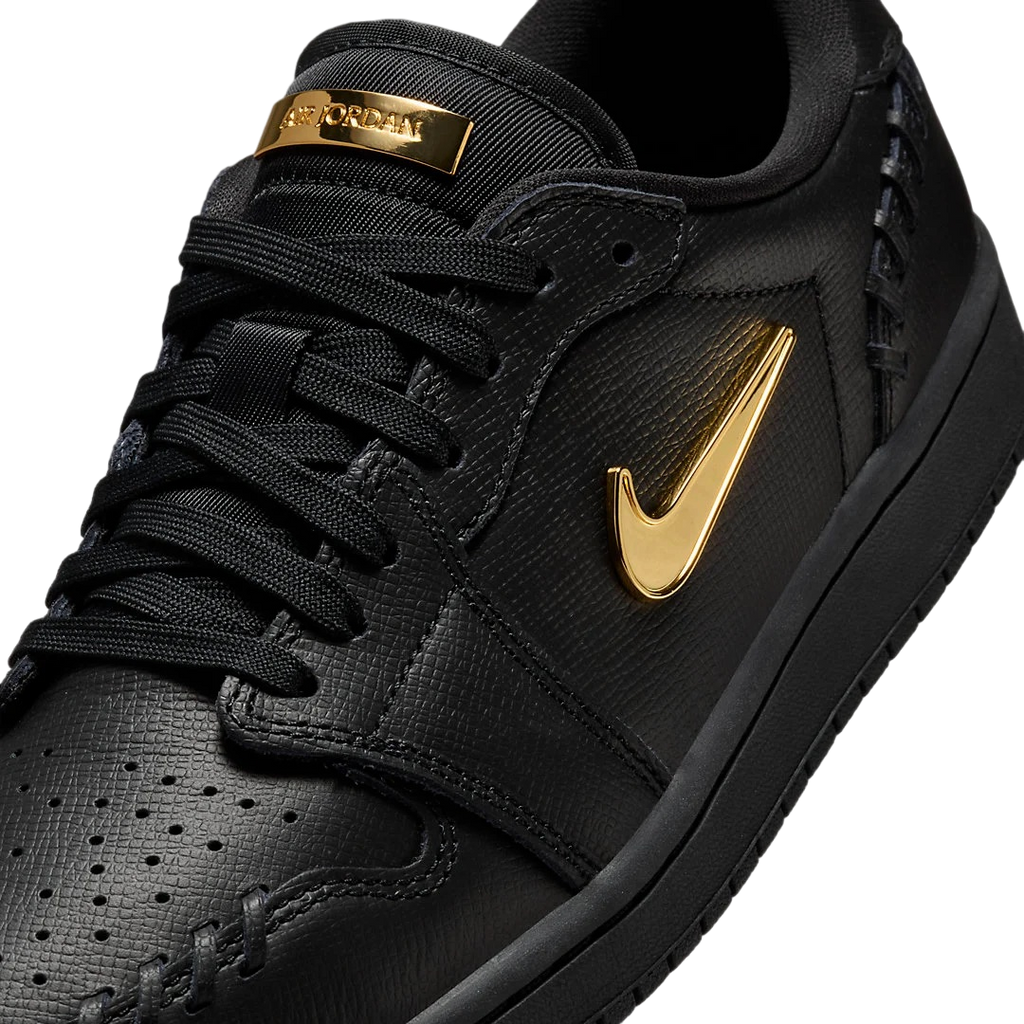 Air Jordan 1 Low WMNS Method of Make Black/Metallic Gold - Image 7