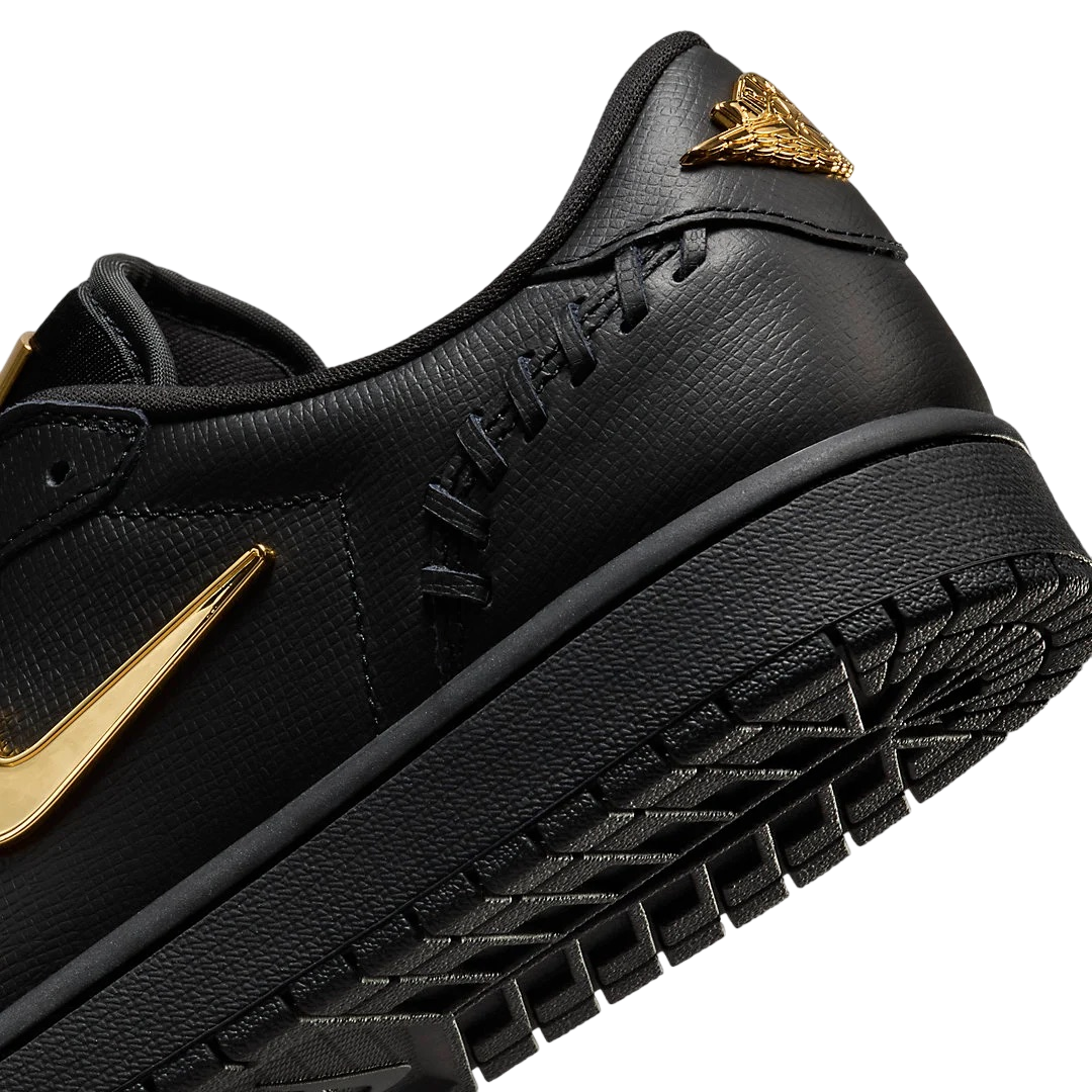 Air Jordan 1 Low WMNS Method of Make Black/Metallic Gold - Image 8