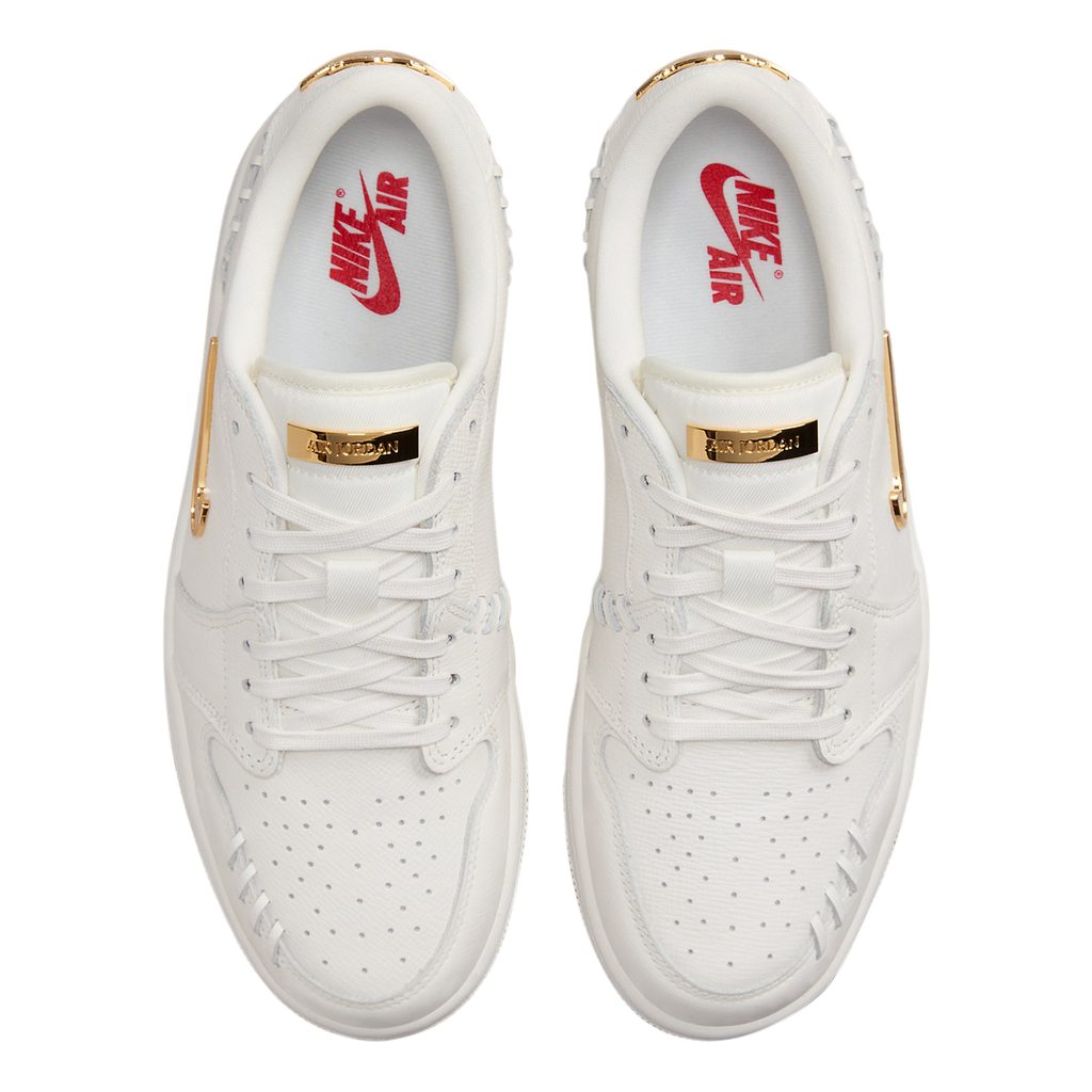 Air Jordan 1 Low WMNS Method of Make White Metallic Gold - Image 4