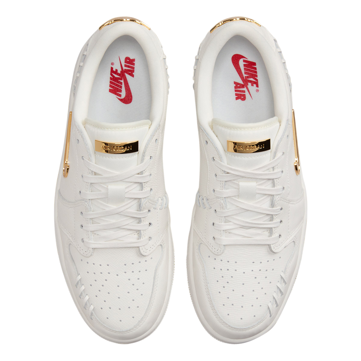 Air Jordan 1 Low WMNS Method of Make White Metallic Gold - Image 4