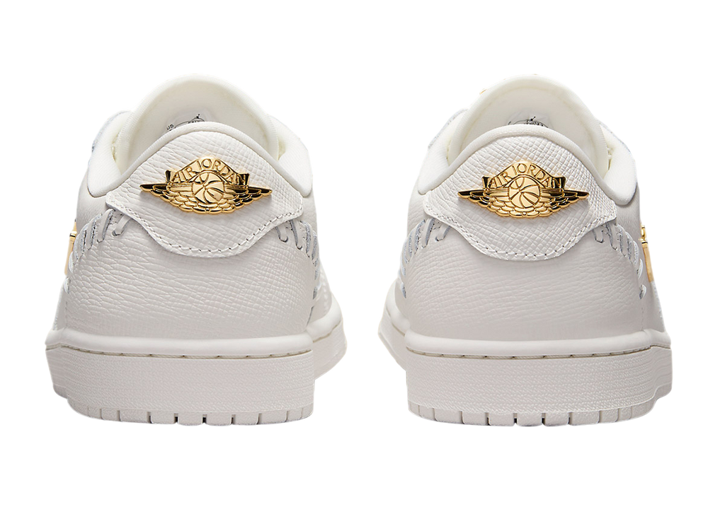 Air Jordan 1 Low WMNS Method of Make White Metallic Gold - Image 5