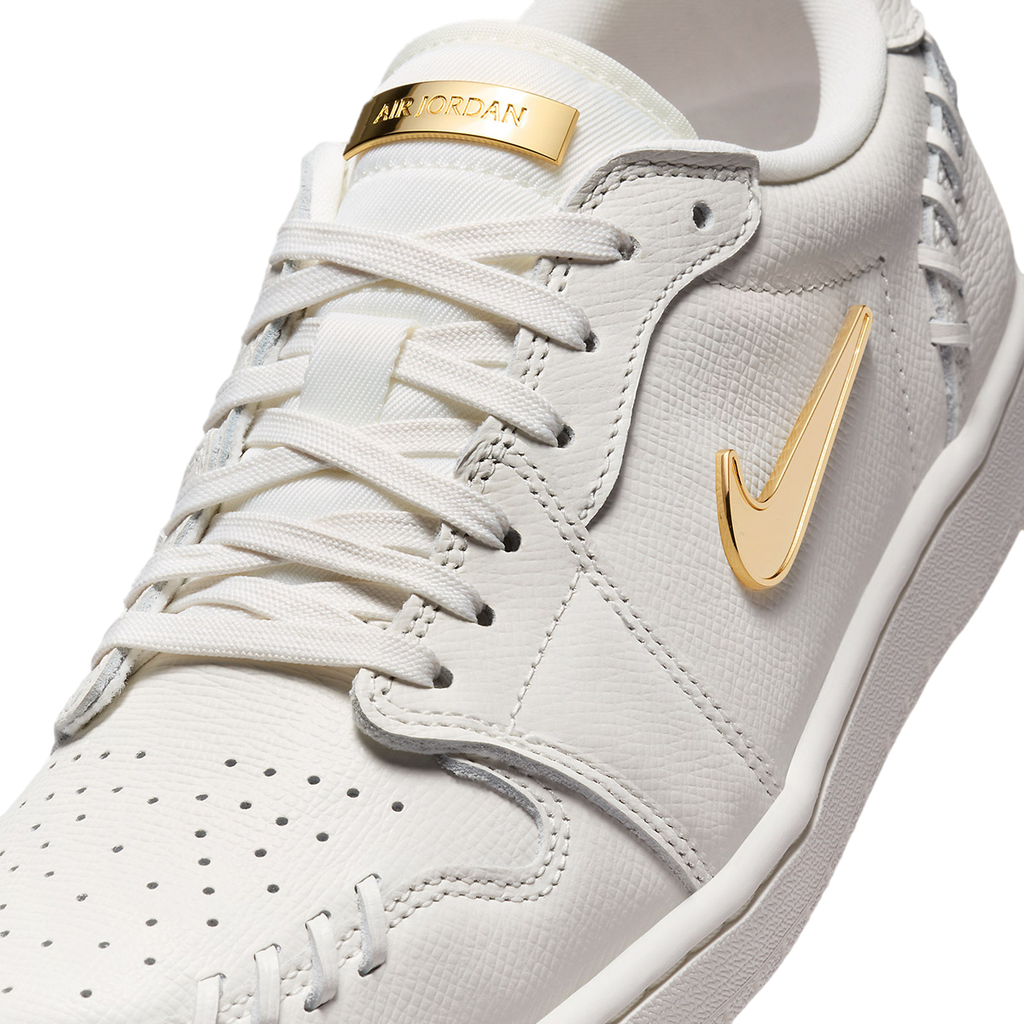 Air Jordan 1 Low WMNS Method of Make White Metallic Gold - Image 7
