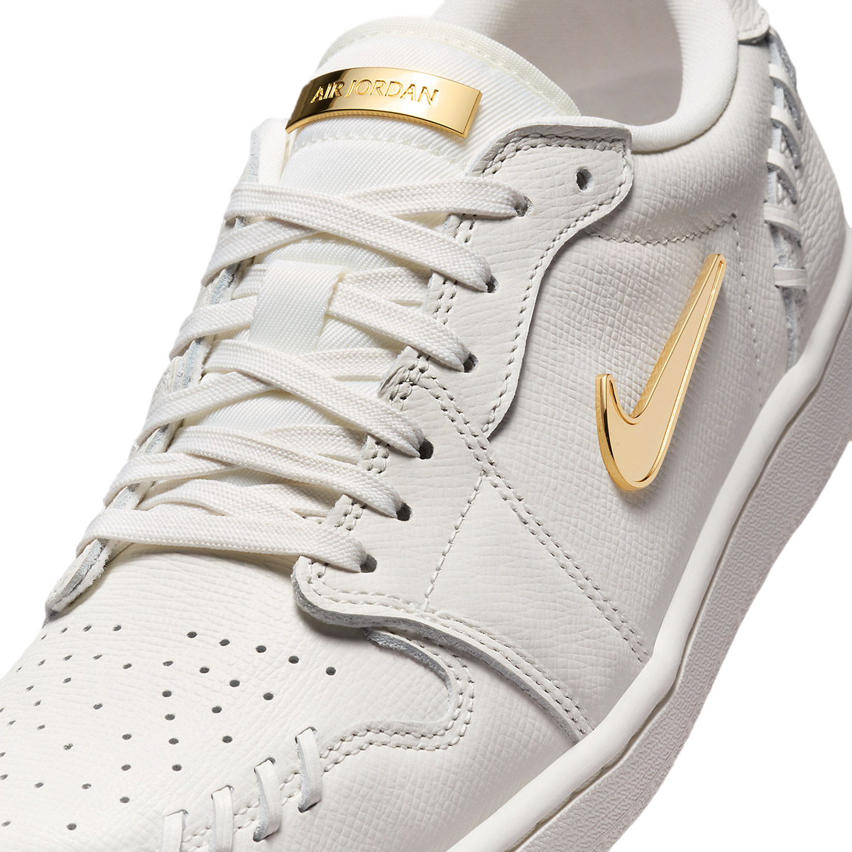 Air Jordan 1 Low WMNS Method of Make White Metallic Gold - Image 7