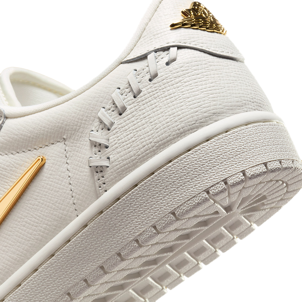 Air Jordan 1 Low WMNS Method of Make White Metallic Gold - Image 8
