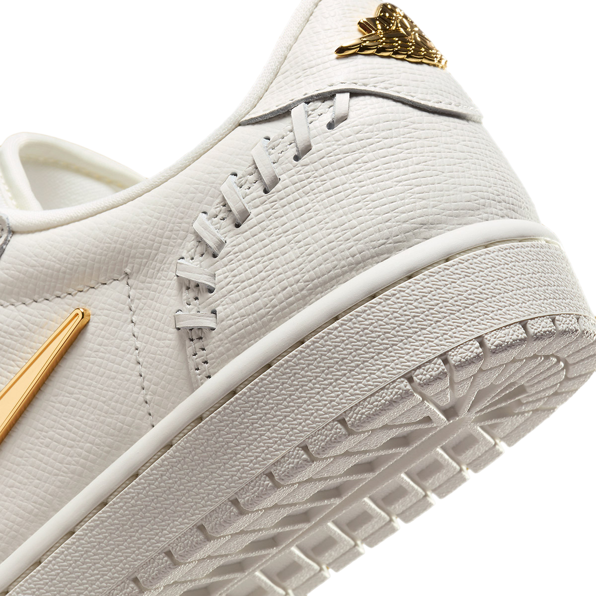 Air Jordan 1 Low WMNS Method of Make White Metallic Gold - Image 8