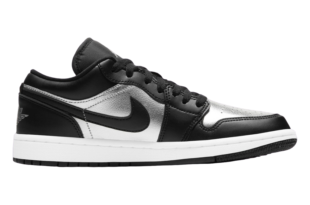 Air Jordan 1 Low WMNS Silver Toe - Image 3