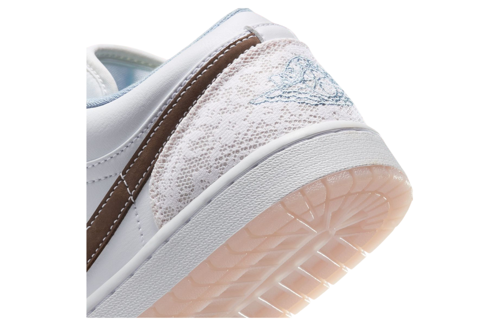Air Jordan 1 Low WMNS White / Light Soft Pink - Image 8