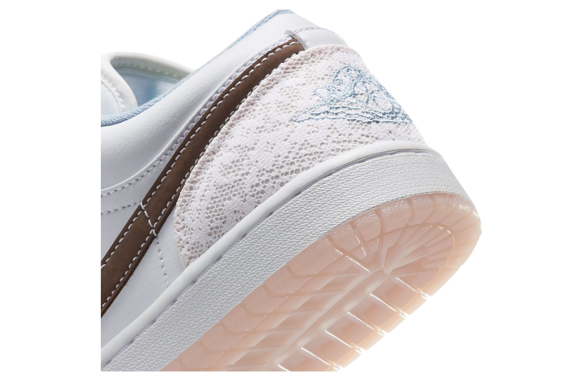 Air Jordan 1 Low WMNS White / Light Soft Pink - Image 8